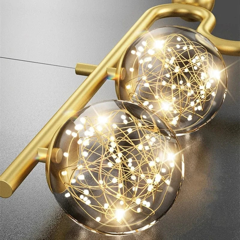 Suspension en verre moderne en forme de boule décorative | Marco Lucetti