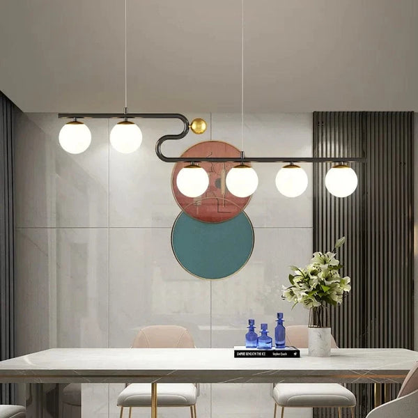 Suspension en verre moderne en forme de boule décorative | Marco Lucetti