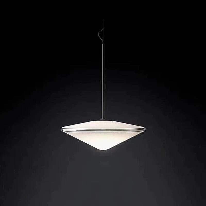 Suspension en verre moderne pour salle à manger, cuisine et îlot de LED UFO. | Marco Lucetti