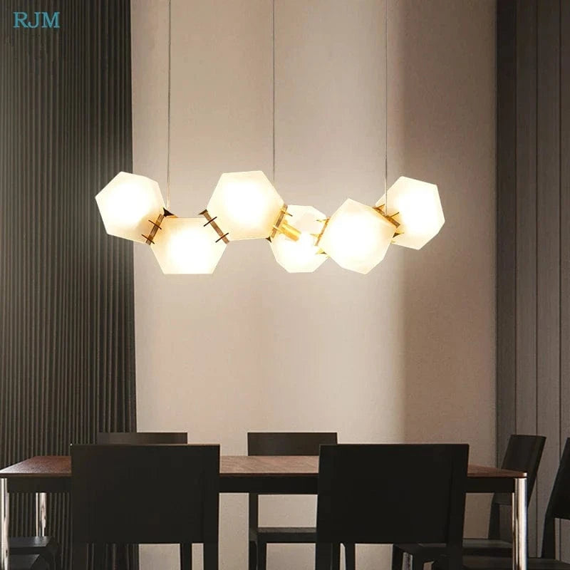 Suspension en verre moléculaire postmoderne nordique pour espaces variés | Marco Lucetti