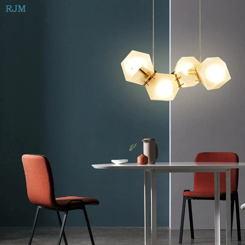 Suspension en verre moléculaire postmoderne nordique pour espaces variés | Marco Lucetti