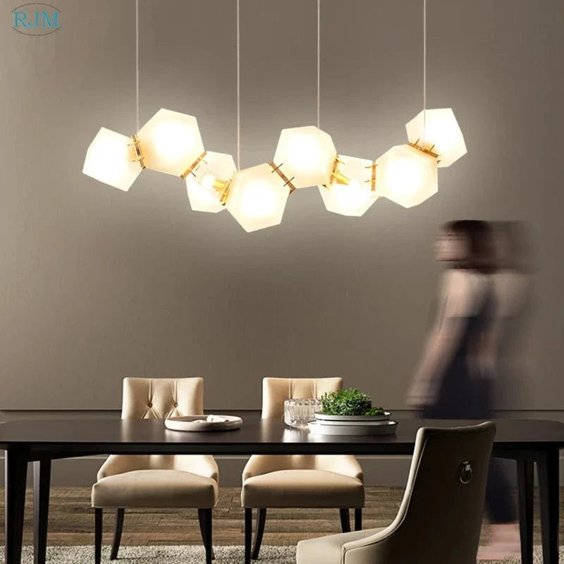 Suspension en verre moléculaire postmoderne nordique pour espaces variés | Marco Lucetti