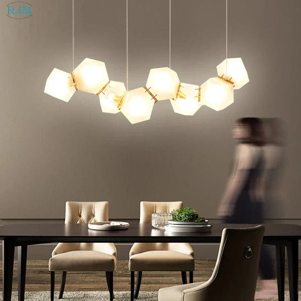 Suspension en verre moléculaire postmoderne nordique pour espaces variés | Marco Lucetti