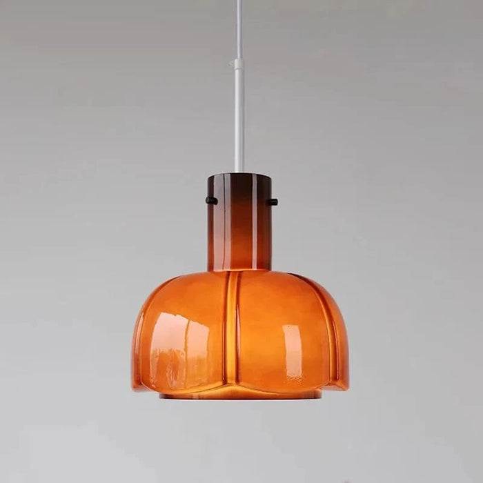 Suspension en verre nordique : Bourgeon de fleur médiévale nordique, simplicité café table bar table | Marco Lucetti