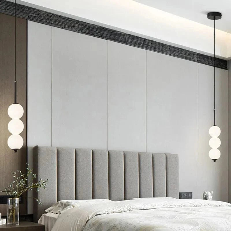 Suspension en verre nordique LED cuivre - Collection Lumina | Marco Lucetti