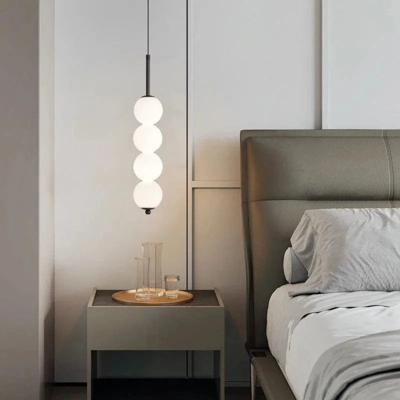 Suspension en verre nordique LED cuivre - Collection Lumina | Marco Lucetti