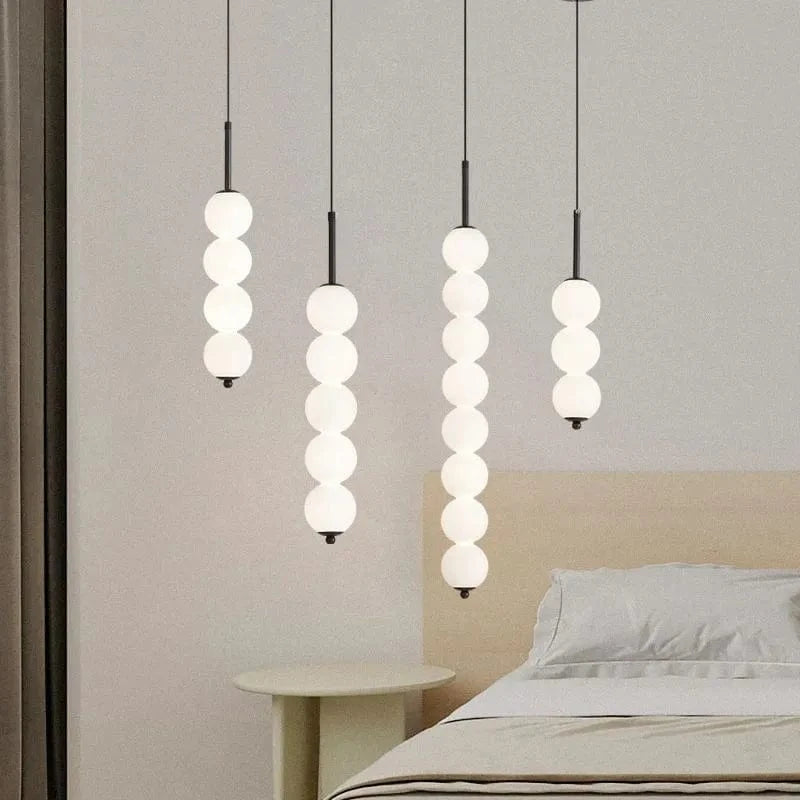 Suspension en verre nordique LED cuivre - Collection Lumina | Marco Lucetti
