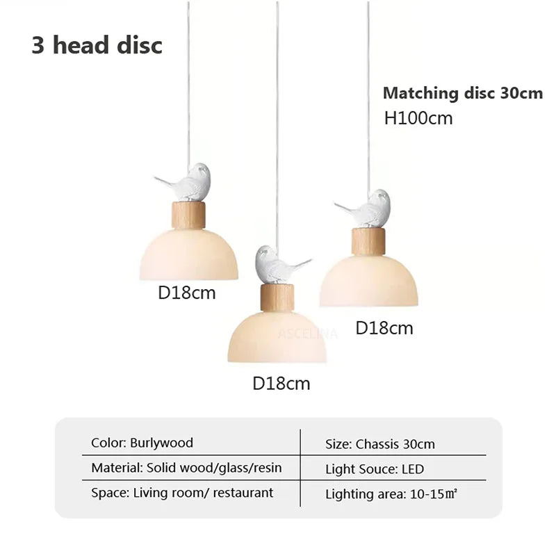 Suspension en verre nordique minimaliste - Élégance épurée