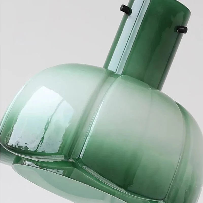 Suspension en verre nordique - Motif de bourgeon floral | Marco Lucetti