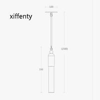 Suspension en verre style américain minimaliste | Marco Lucetti