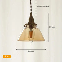 Suspension en verre vert foncé - Éclairage rétro en laiton | Marco Lucetti C