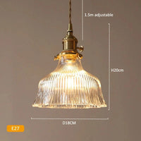 Suspension en verre vert foncé - Éclairage rétro en laiton | Marco Lucetti G