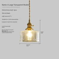 Suspension en verre vert scandinave - Design Nordique | Marco Lucetti A Transparent 17cm / 4W (Max100W)