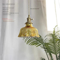 Suspension en verre vert scandinave - Design Nordique | Marco Lucetti Fleur or argent / 4W (Max100W)