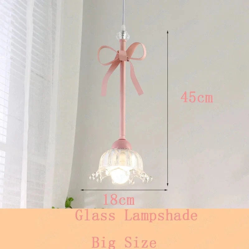 Suspension Enfant Princesse Rose | Marco Lucetti Verre grande taille / 3 Température de couleur