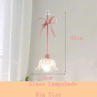 Suspension Enfant Princesse Rose | Marco Lucetti Verre grande taille / 3 Température de couleur