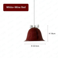 Suspension Enfants : Lampe Suspendue Nœud Papillon Colorée pour Salon ou Table de Bar | Marco Lucetti White Plus Wine Red / No bulb