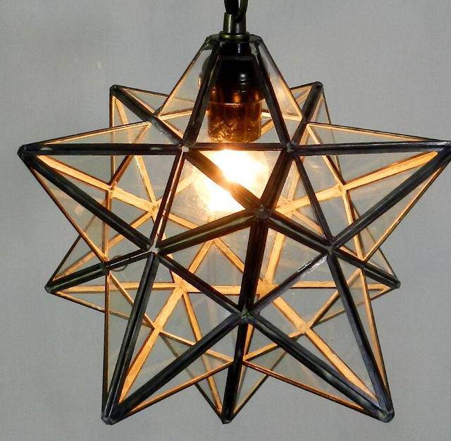 Suspension étoile rétro - Design unique | Marco Lucetti Transparent / 20cm