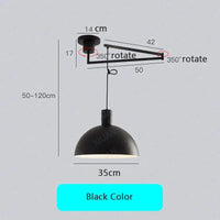 Suspension extensibles nordiques LED - Édition Limitée | Marco Lucetti Tout noir / Lumière chaude