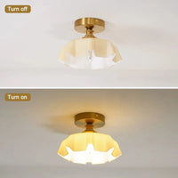 Suspension Fleur Artisanale en Verre Coloré | Marco Lucetti