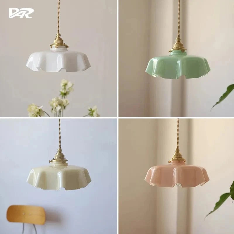 Suspension Fleur Artisanale en Verre Coloré | Marco Lucetti