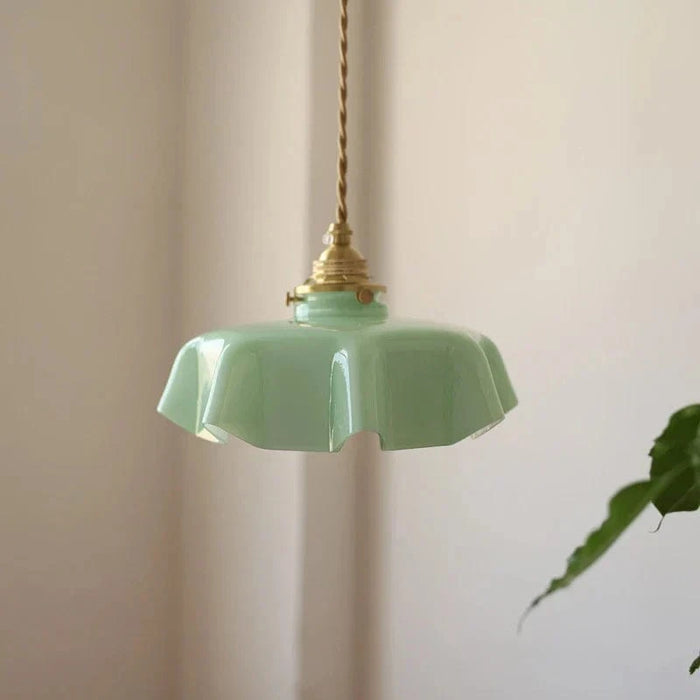 Suspension Fleur Artisanale en Verre Coloré | Marco Lucetti