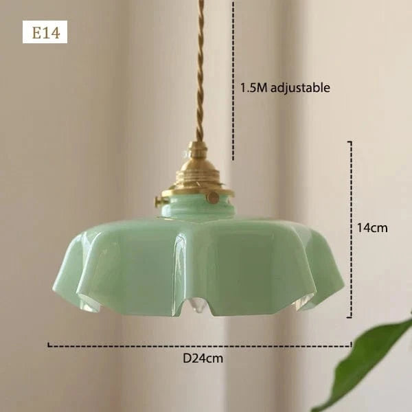 Suspension Fleur Artisanale en Verre Coloré | Marco Lucetti B