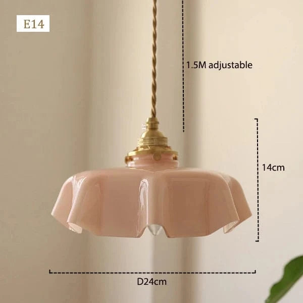 Suspension Fleur Artisanale en Verre Coloré | Marco Lucetti D