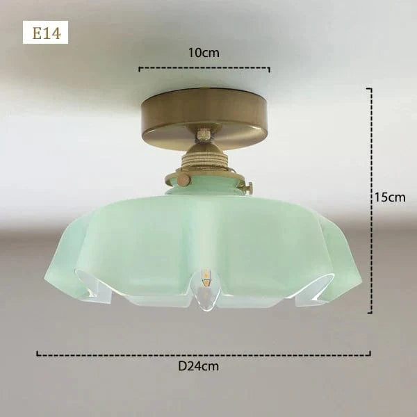 Suspension Fleur Artisanale en Verre Coloré | Marco Lucetti G