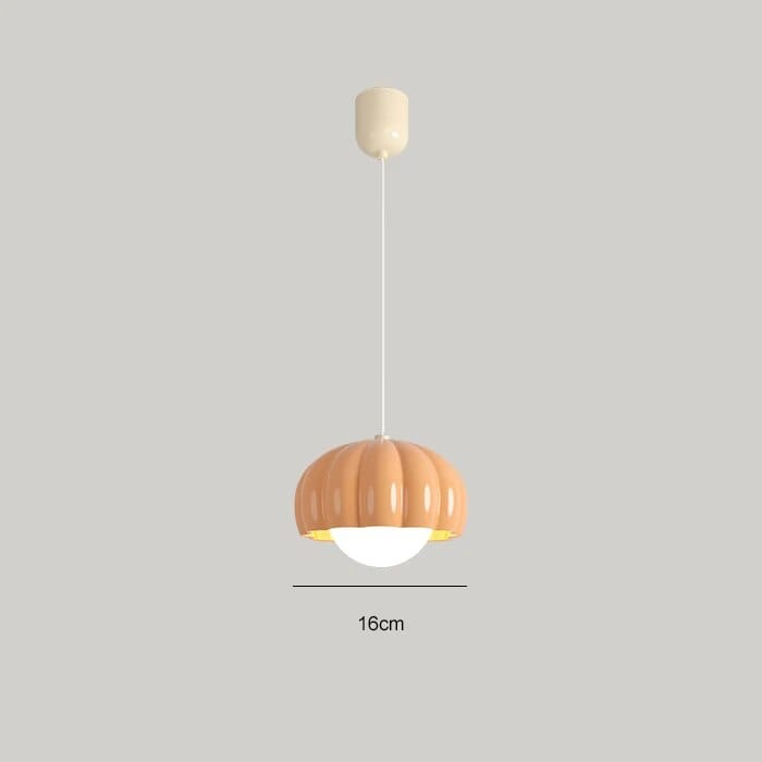 Suspension Fleur Colorée Design | Marco Lucetti Orange