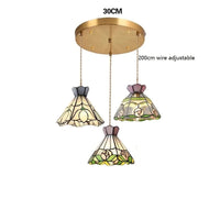 Suspension fleur en verre cuivre nordique moderne LED - iwhd style européen | Marco Lucetti Verre 7 / 4W (MAX100W)