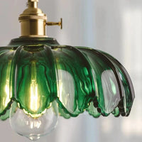 Suspension florale colorée en verre - Style contemporain | Marco Lucetti