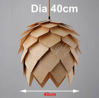 Suspension florale design (diverses couleurs) | Marco Lucetti 40cm - Natural