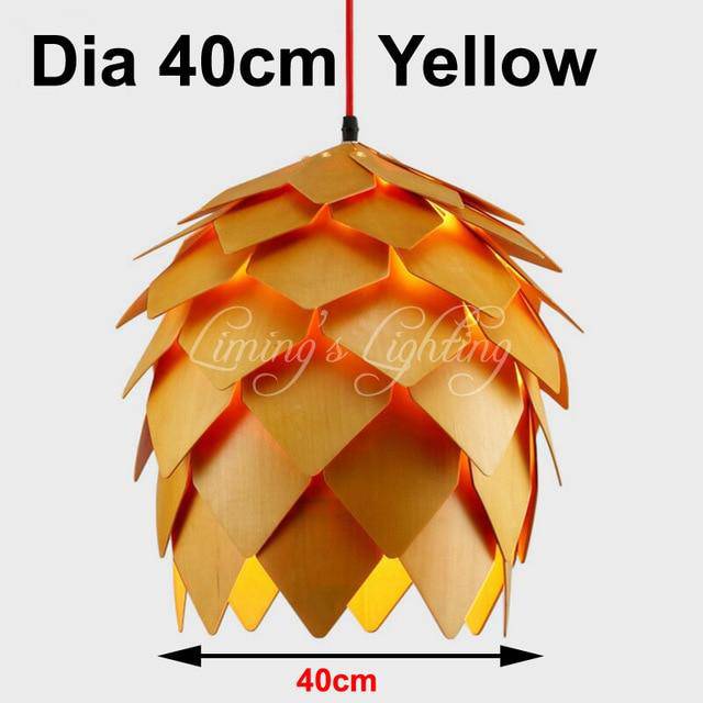 Suspension florale design (diverses couleurs) | Marco Lucetti 40cm - Orange