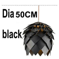 Suspension florale design (diverses couleurs) | Marco Lucetti 50cm - Noir