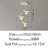 Suspension florale moderne et minimaliste pour un salon design | Marco Lucetti