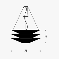 Suspension Flottante Nordika en Papier