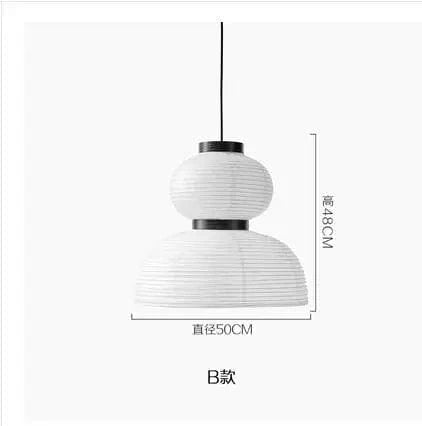 Suspension Formakami Chêne Moderne | Marco Lucetti P50cm H48cm / Blanc froid