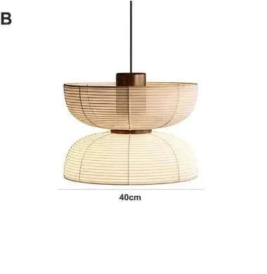 Suspension Formakami Chêne Moderne | Marco Lucetti Type B-Dia40cm / Blanc froid