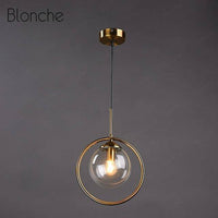 Suspension Fumée en Verre Hang | Marco Lucetti Transparent avec cercle