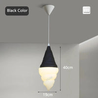 Suspension Gelato LED | Marco Lucetti Couleur noire / Lumière blanche