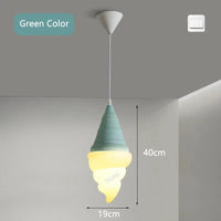 Suspension Gelato LED | Marco Lucetti Couleur verte / Lumière blanche