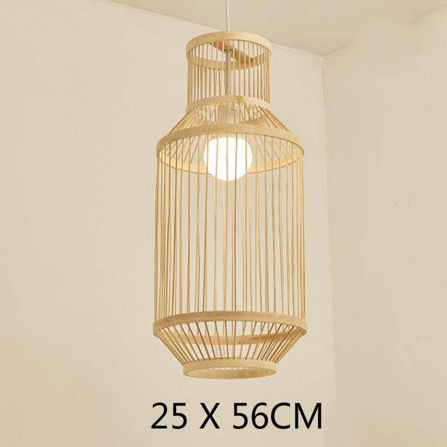 Suspension Geometric Bamboo Cage | Marco Lucetti