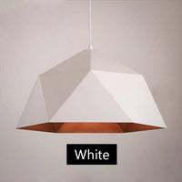 Suspension géométrique Art Deco - Édition Limitée | Marco Lucetti Blanc / 25cm