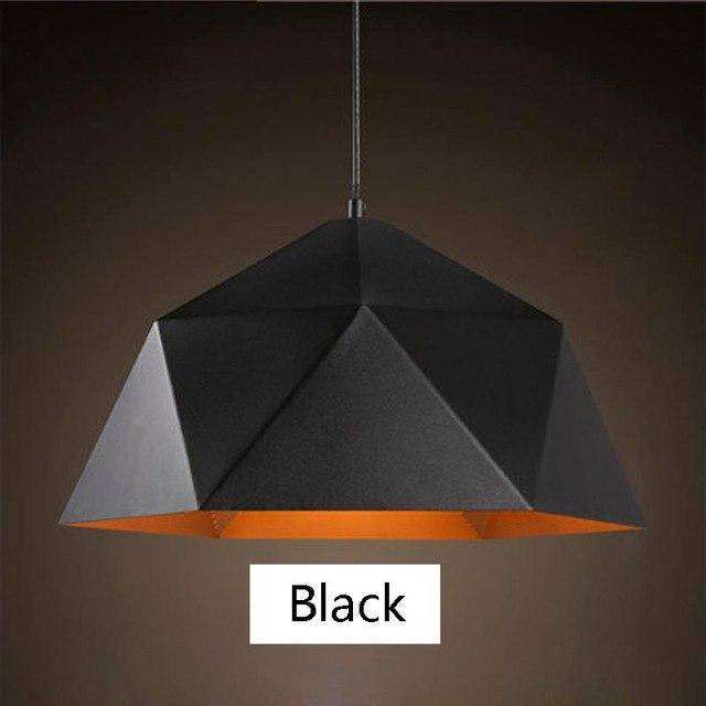 Suspension géométrique Art Deco - Édition Limitée | Marco Lucetti Noir / 38cm