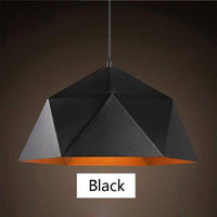 Suspension géométrique Art Deco - Édition Limitée | Marco Lucetti Noir / 38cm