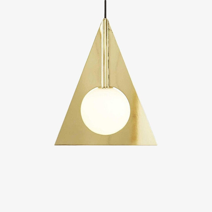 Suspension géométrique dorée Ariana Lux. | Marco Lucetti L32 X W15 X H40 / Chaude