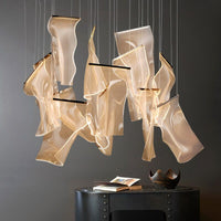 Suspension GlassLux en verre Lamina | Marco Lucetti