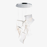 Suspension GlassLux en verre Lamina | Marco Lucetti
