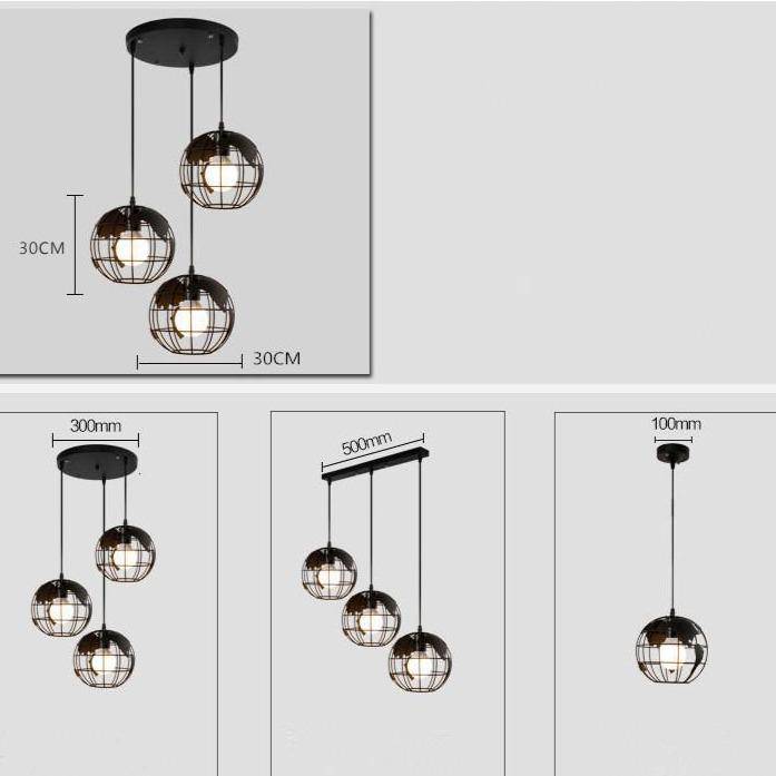 Suspension Globe en Cage Moderne | Marco Lucetti